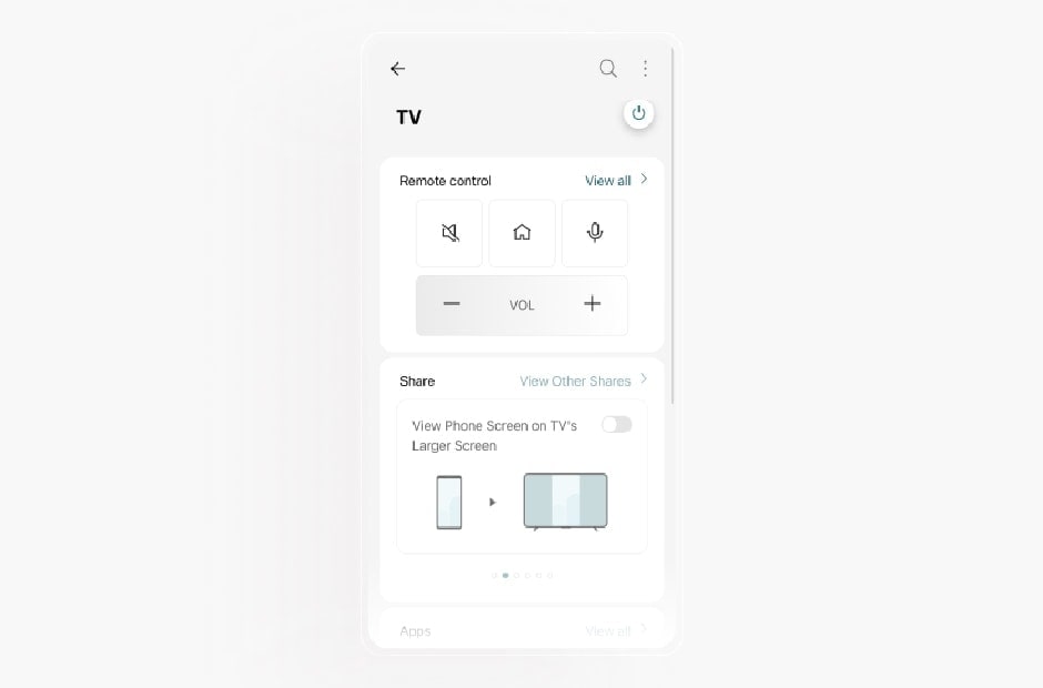 Image shows the air conditioner screen in the LG ThinQ app