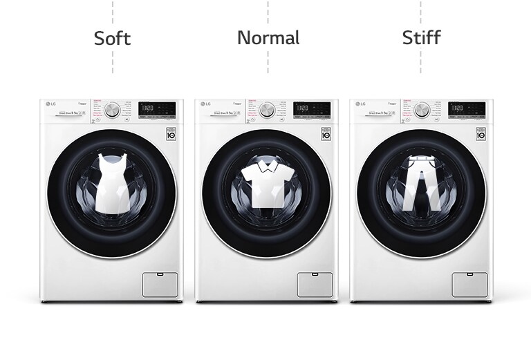 There are a number of fabric characteristics and properties. Even in cotton, each item has different characteristics. AI DD™ detects the difference, and AI DD™ decides suitable washing pattern from the big data patterns.