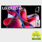 LG OLED evo G3 55 inch TV 4K Smart TV 2023 | Gallery Edition | Wall mounted TV | TV wall design | Ultra HD 4K resolution | AI ThinQ
