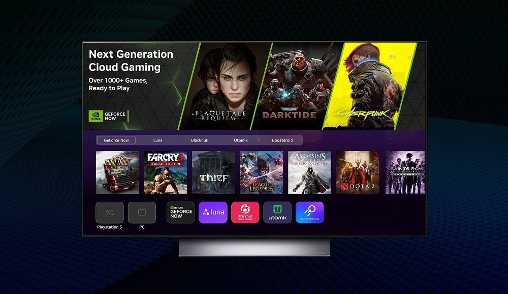 LG TVS UP THE ANTE BY PROVIDING EXPANDED SELECTION OF GAMER-CENTRIC  SERVICES ALL IN ONE PLACE