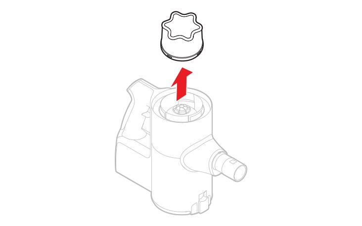 The pre filter is found by removing the exhaust filter from the main body of the product