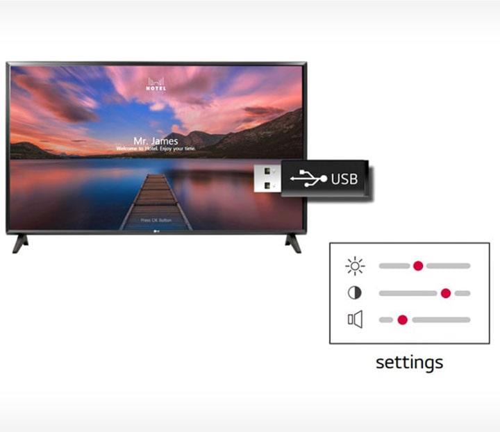 The user is running the screen function via remote control. LN661H series is loaded at a high speed within 1 to 2 seconds.
