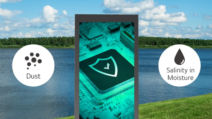 The XF3P has a conformal coating making it resistant to dust and salinity in moisture.