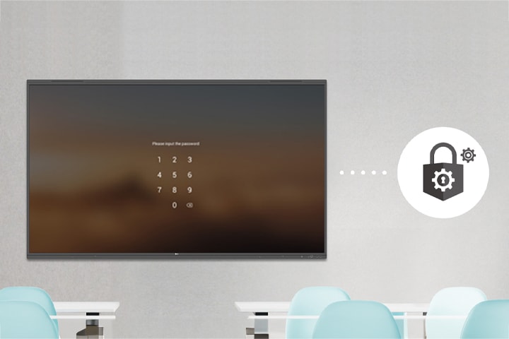 The Screen Lock function allows users to lock and unlock the screen.	