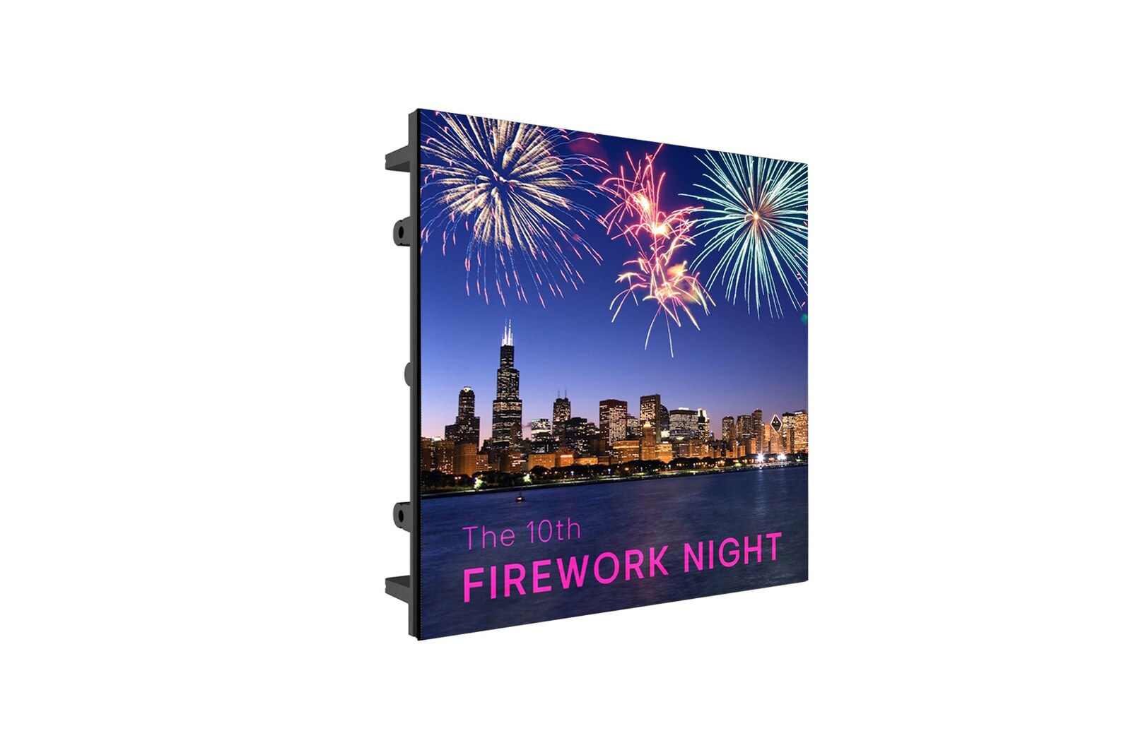 LG Indoor LED Series, +45 degree side view, LSGA018