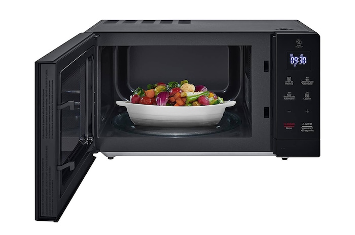 Front view door open with inside food