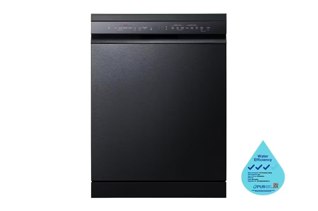 LG  Front Control Smart Wi-fi Enabled Dishwasher in Matt Black, DFC425FM