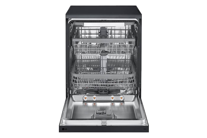 LG Front Control Smart Wi-fi Enabled Dishwasher in Matt Black, DFC425FM