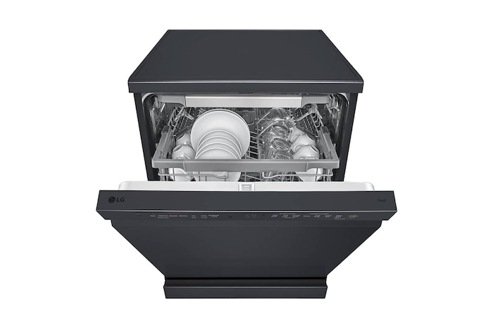 LG Front Control Smart Wi-fi Enabled Dishwasher in Matt Black, DFC425FM