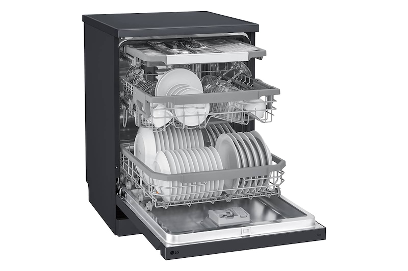 LG  Front Control Smart Wi-fi Enabled Dishwasher in Matt Black, DFC425FM