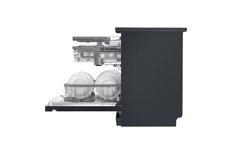 LG  Front Control Smart Wi-fi Enabled Dishwasher in Matt Black, DFC425FM