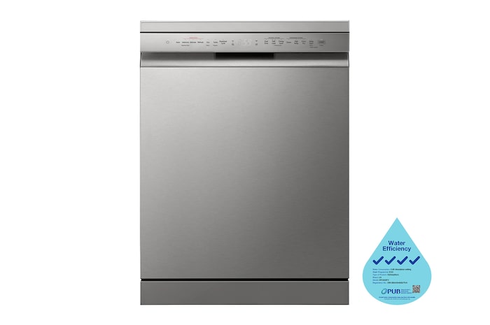 LG Front Control Smart Wi-fi Enabled Dishwasher in Prime Silver, DFC533FV