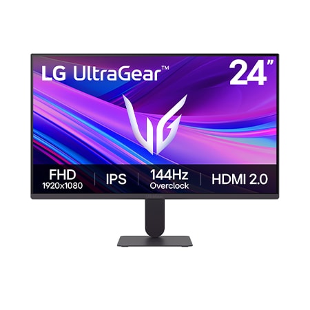 260121-6 LG UltraGearモニター 24インチ24G411A-B LG UltraGear™ G4 24-inch 144Hz Overclock FHD IPS Gaming Monitor