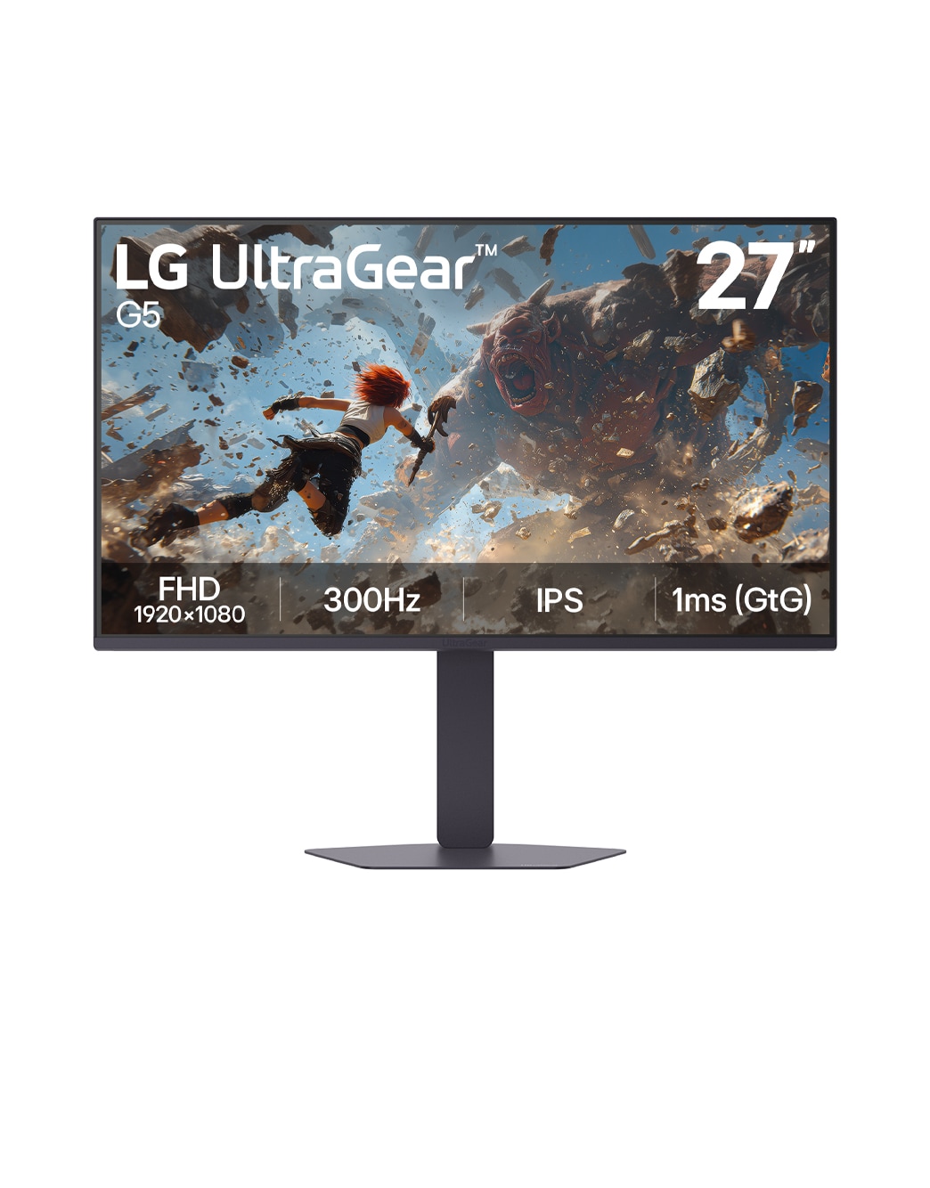 27-inch UltraGear™ G5, 300Hz FHD Gaming Monitor - 27G550B-B | LG Singapore
