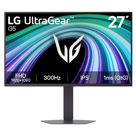 27-inch UltraGear™ G5, 300Hz FHD Gaming Monitor - 27G550B-B | LG