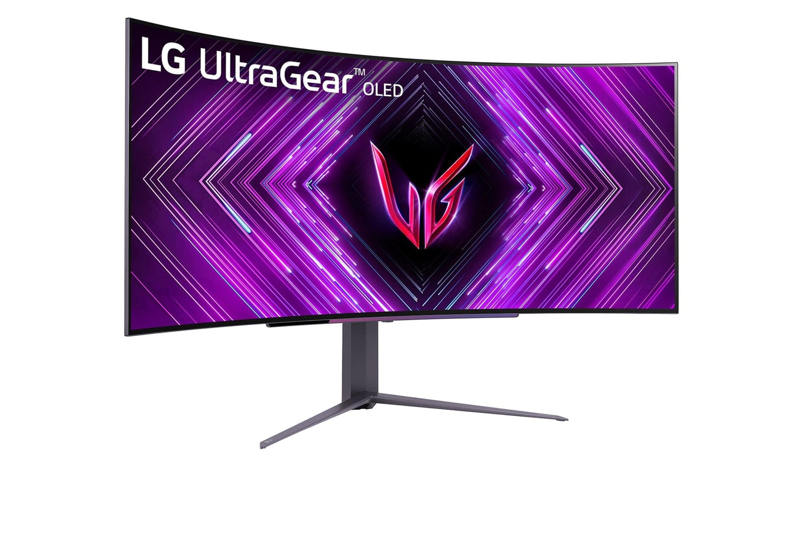 LG 45 Zoll UltraGear™ OLED Curved Gaming-Monitor | 800R, Ultra-WQHD, DisplayHDR True Black 400, 240Hz, 0.03ms (GtG), USB Type-C™, DepthSound, 45GS96QB-B