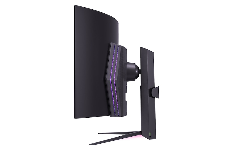 Side view with the light on