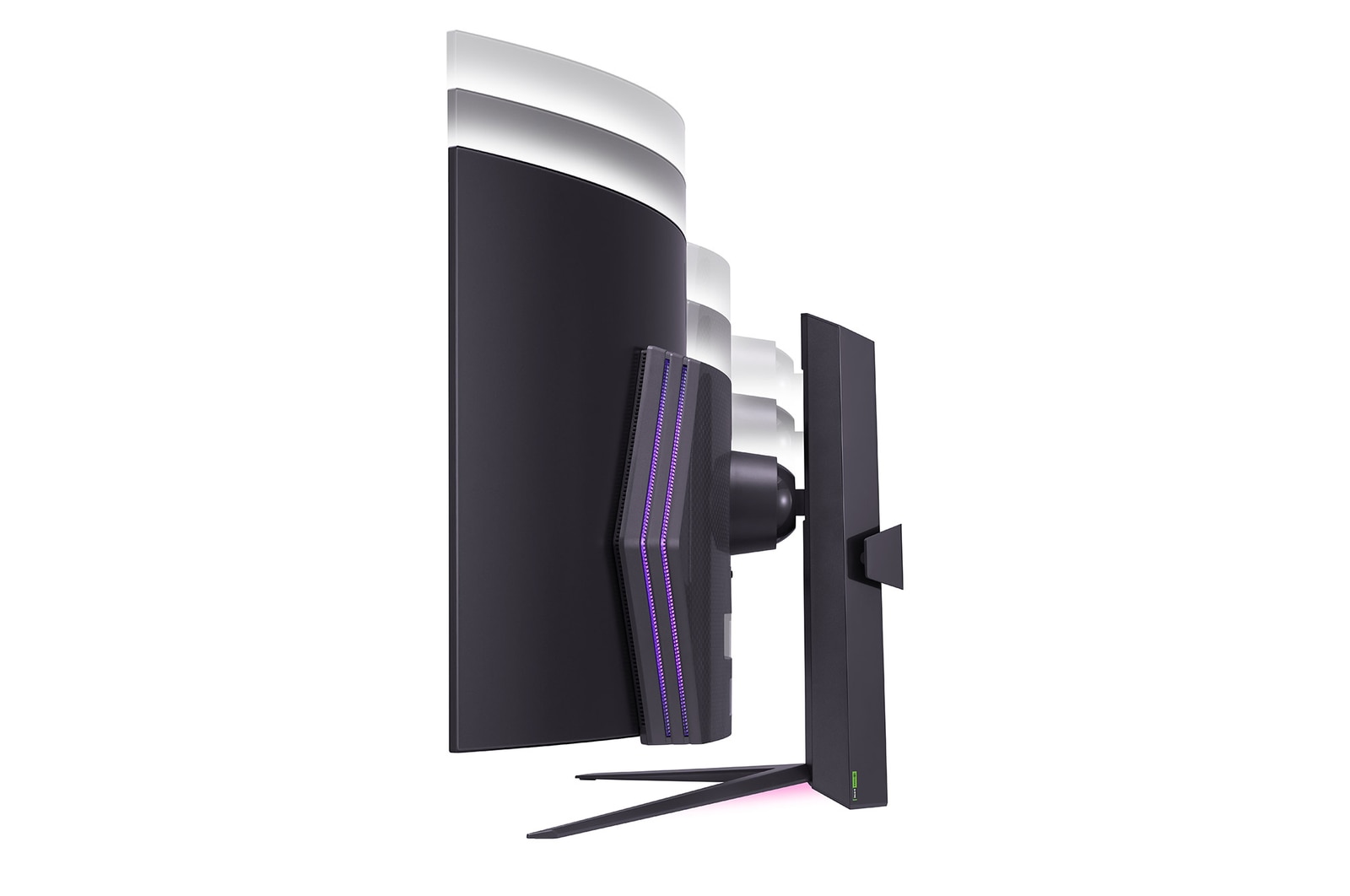 LG 45 Zoll UltraGear™ OLED Curved Gaming-Monitor | 800R, Ultra-WQHD, DisplayHDR True Black 400, 240Hz, 0.03ms (GtG), USB Type-C™, DepthSound, 45GS96QB-B