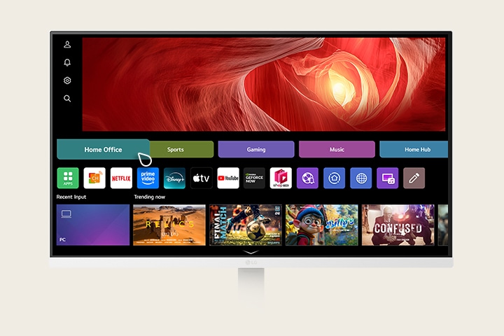 A video showcasing home office features on WebOS.