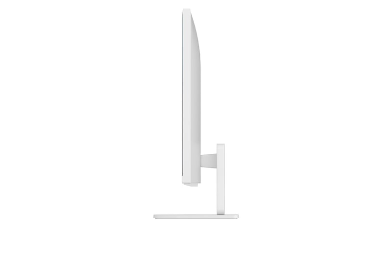 Side view of LG Smart Monitor showing slim and minimal design.