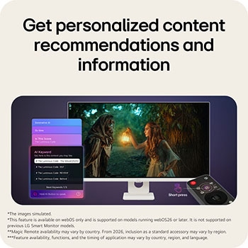 'AI Concierge providing personalized recommendations based on viewing patterns and usage context.