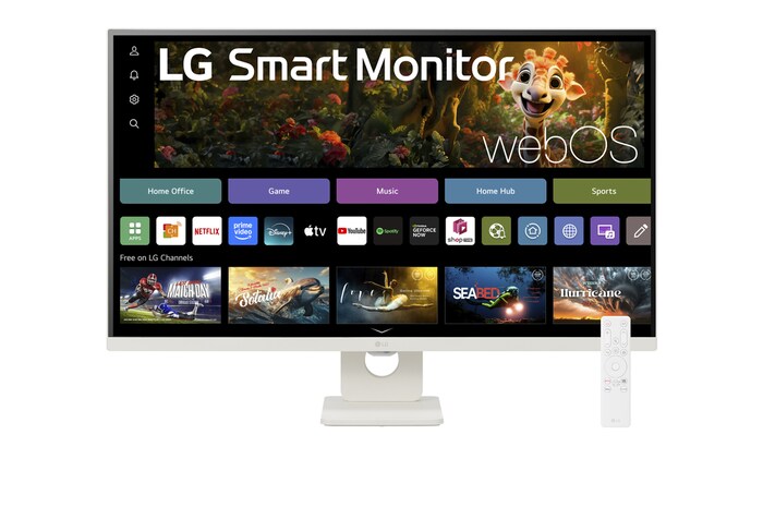 front view with remote control