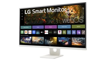 LG 32” 4K UHD Smart Monitor with webOS - 32SR73U-W | LG SG