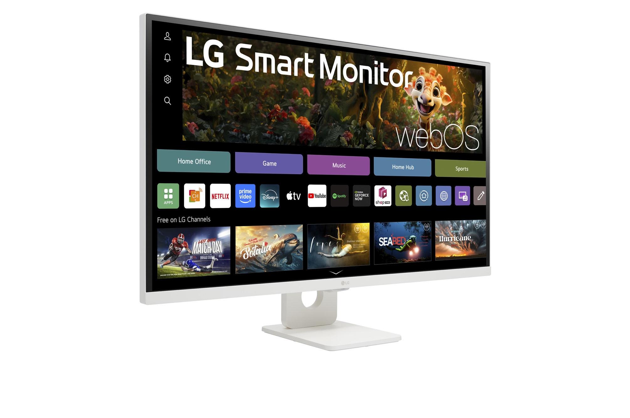 LG 32” 4K UHD Smart Monitor with webOS - 32SR73U-W | LG SG