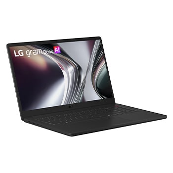 An LG gram Pro laptop displayed at an angled position on a dark background, emphasizing its lightweight 1,199 g body designed for a 16-inch size. A MIL-STD-810H badge is shown, indicating that the device has passed seven military-grade durability tests.