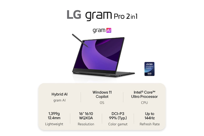 LG gram Pro 2in 1