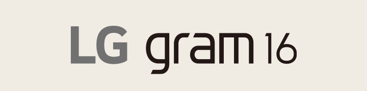 LG gram 16.	