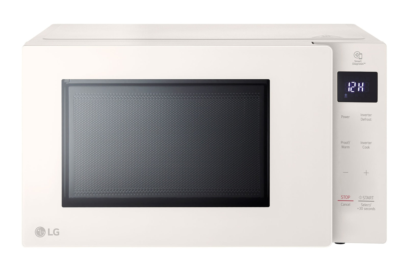 LG 25L NeoChef® Smart Inverter Objet Microwave Oven in Beige, MS2535GIK