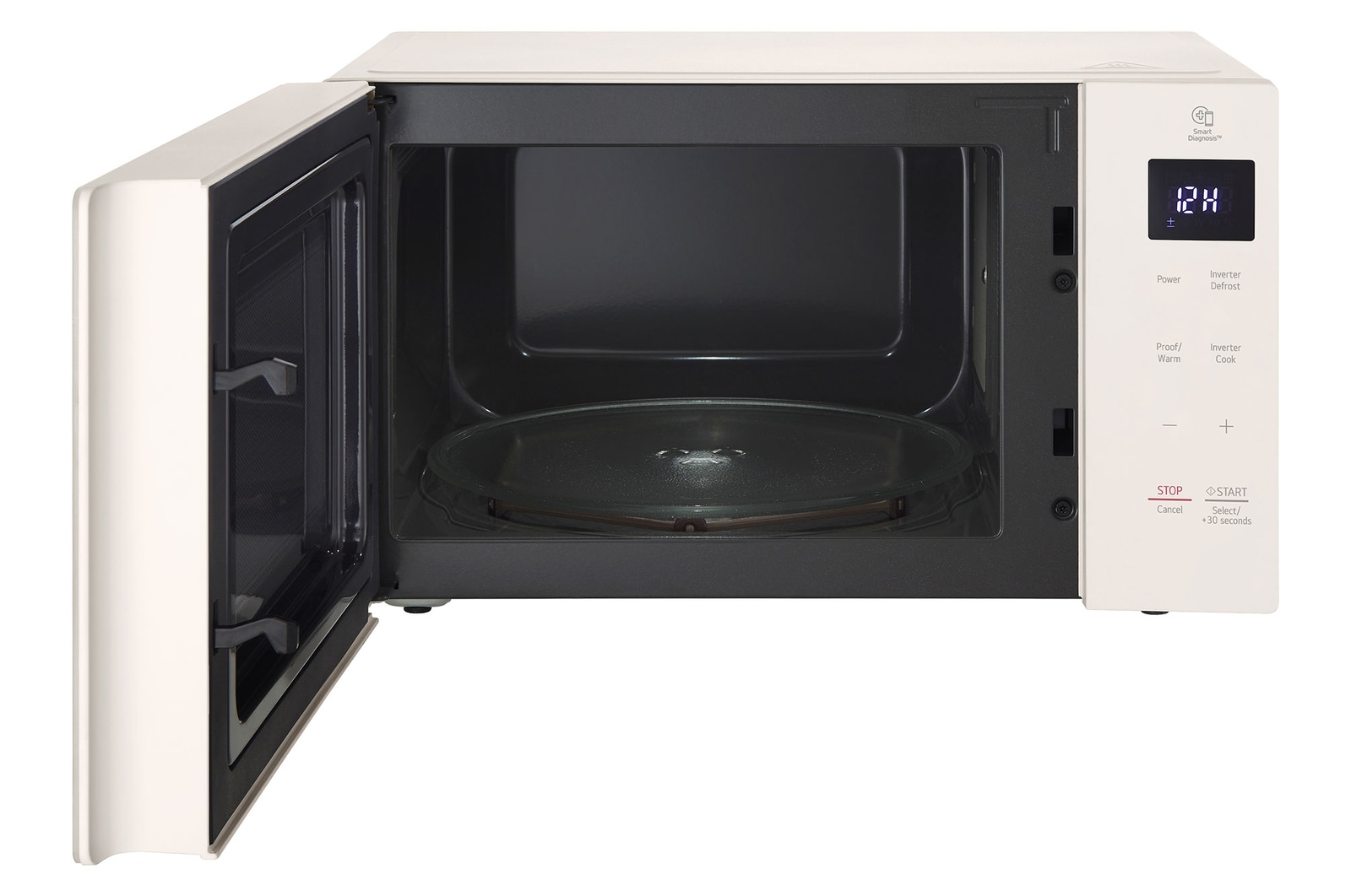LG 25L NeoChef® Smart Inverter Objet Microwave Oven in Beige, MS2535GIK