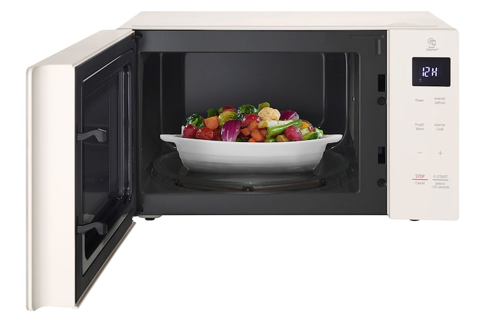 LG 25L NeoChef® Smart Inverter Objet Microwave Oven in Beige, MS2535GIK