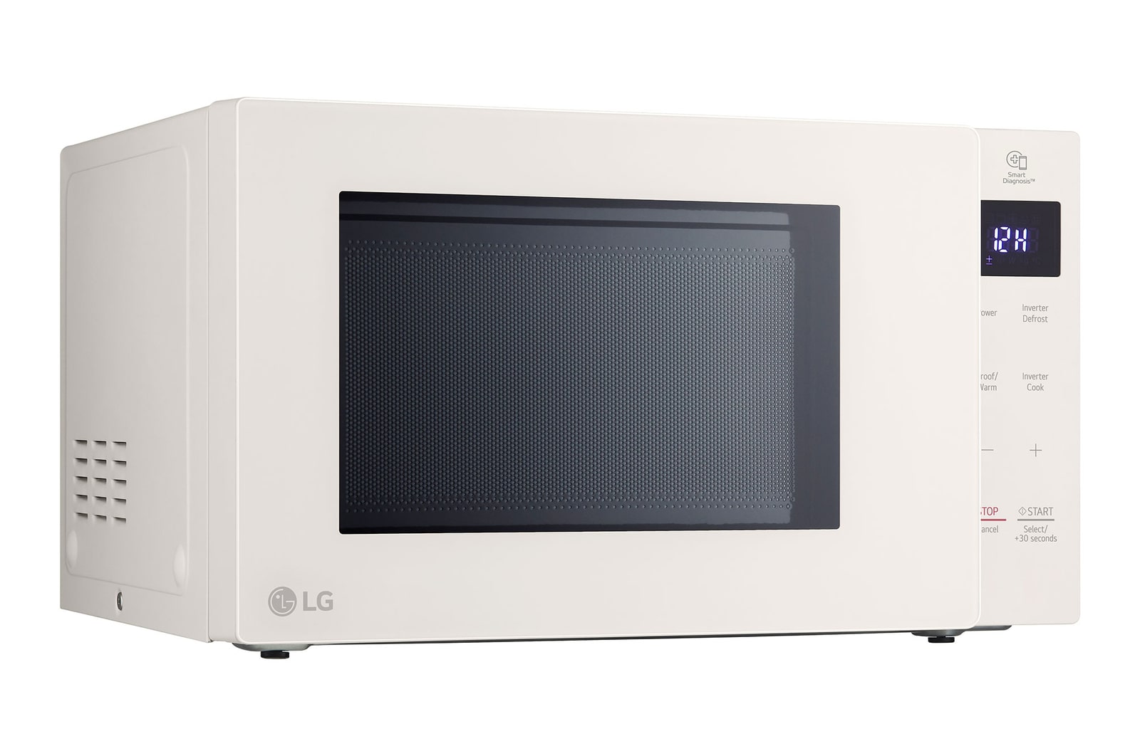 LG 25L NeoChef® Smart Inverter Objet Microwave Oven in Beige, MS2535GIK
