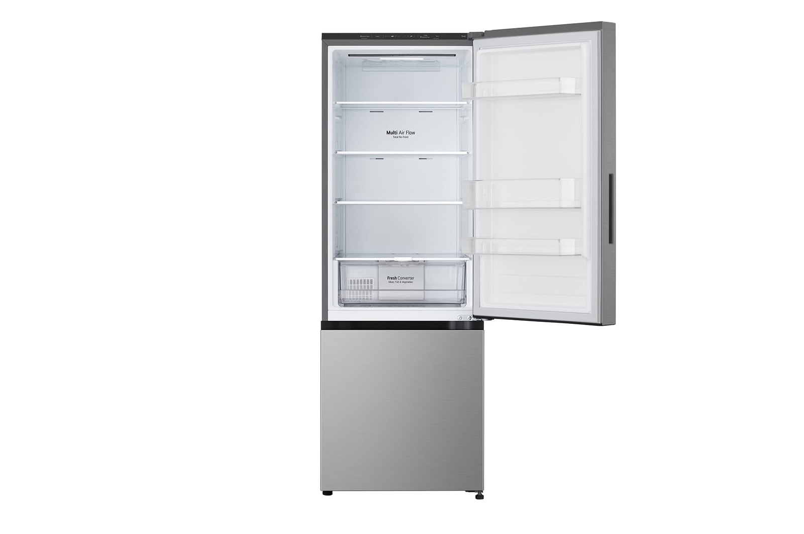 LG 335L Bottom Freezer Refrigerator with Smart Inverter Compressor in Prime Silver, GB-B3354PY