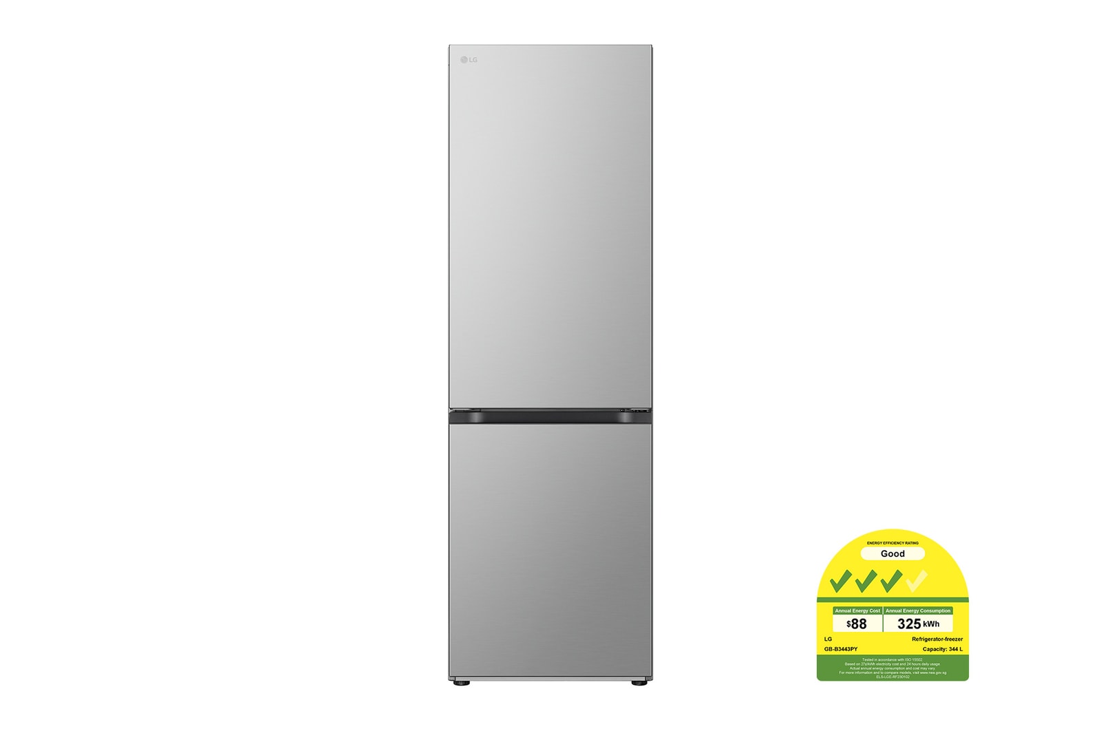 344L Bottom Freezer Refrigerator with Smart Inverter