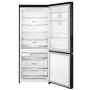 LG 421L Bottom Freezer Refrigerator with Smart Inverter Compressor™ in Matte Black, GB-B4215MC