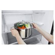 LG 421L Bottom Freezer Refrigerator with Smart Inverter Compressor™ in Matte Black, GB-B4215MC