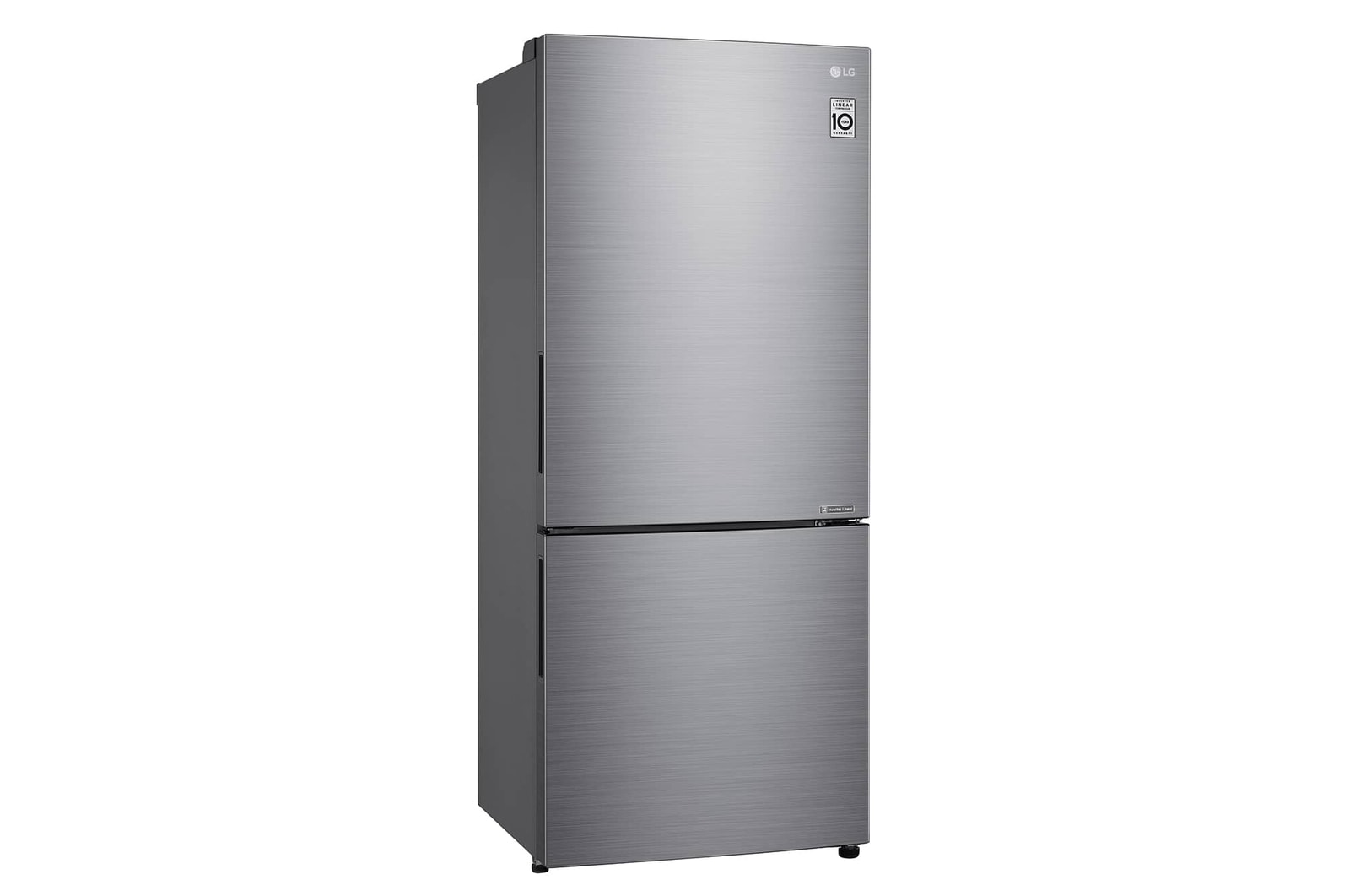 LG 421L Bottom Freezer Refrigerator with Smart Inverter Compressor™ in Prime Silver, GB-B4215PY