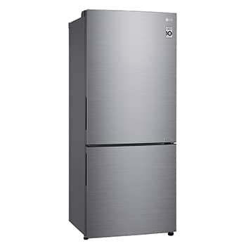 LG 421L Bottom Freezer Refrigerator with Smart Inverter Compressor™ in Prime Silver, GB-B4215PY