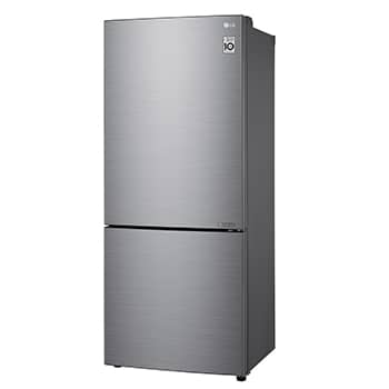 LG 421L Bottom Freezer Refrigerator with Smart Inverter Compressor™ in Prime Silver, GB-B4215PY