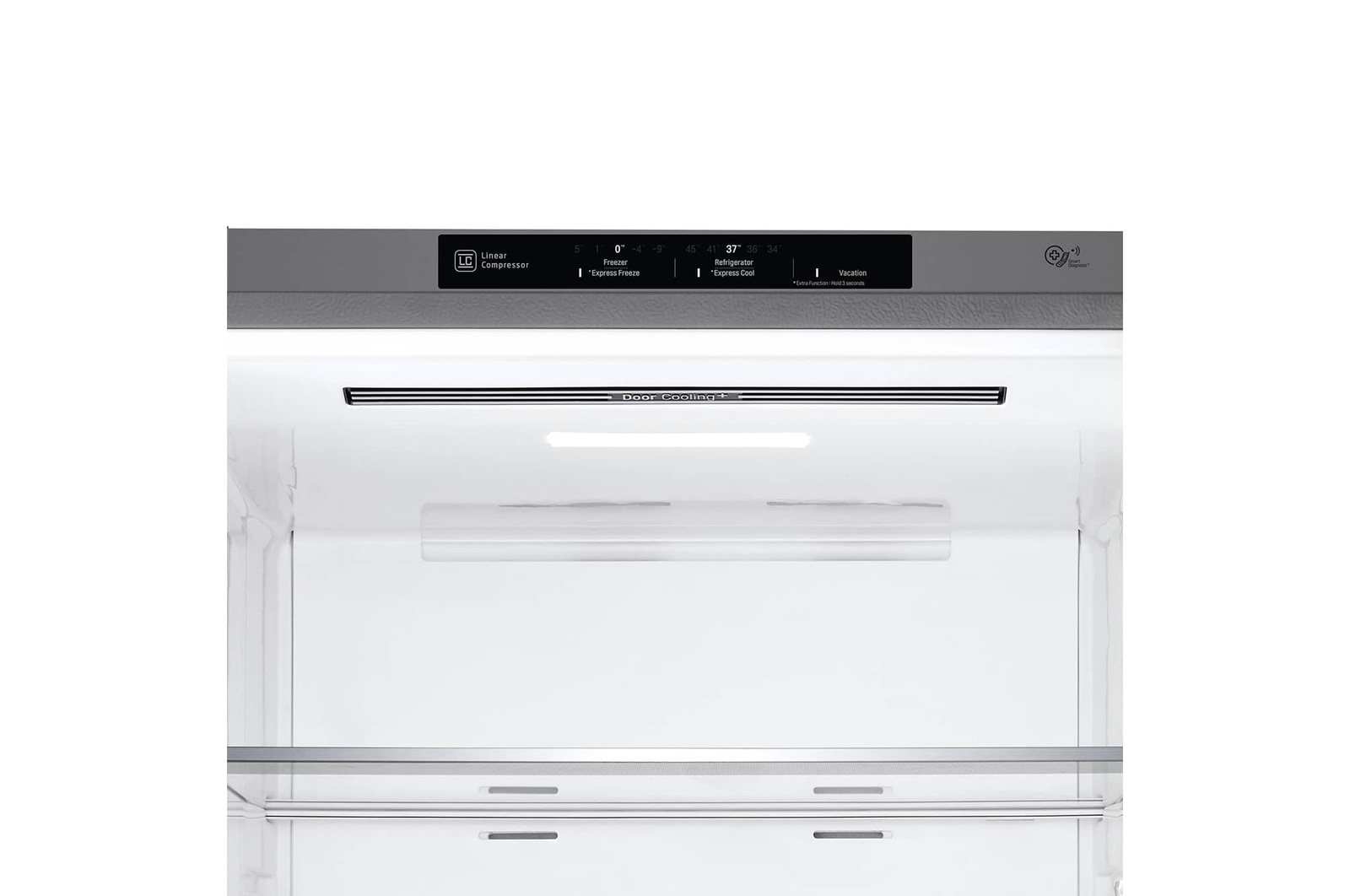 LG 421L Bottom Freezer Refrigerator with Smart Inverter Compressor™ in Prime Silver, GB-B4215PY