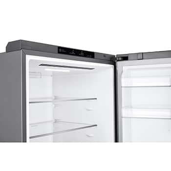LG 421L Bottom Freezer Refrigerator with Smart Inverter Compressor™ in Prime Silver, GB-B4215PY