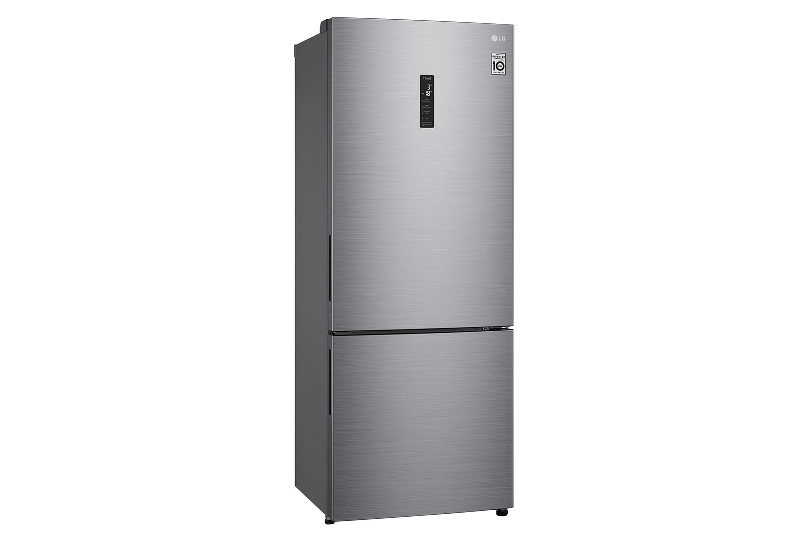 LG 462L Bottom Freezer with Smart Inverter Compressor in Prime Silver, GB-B4624PY
