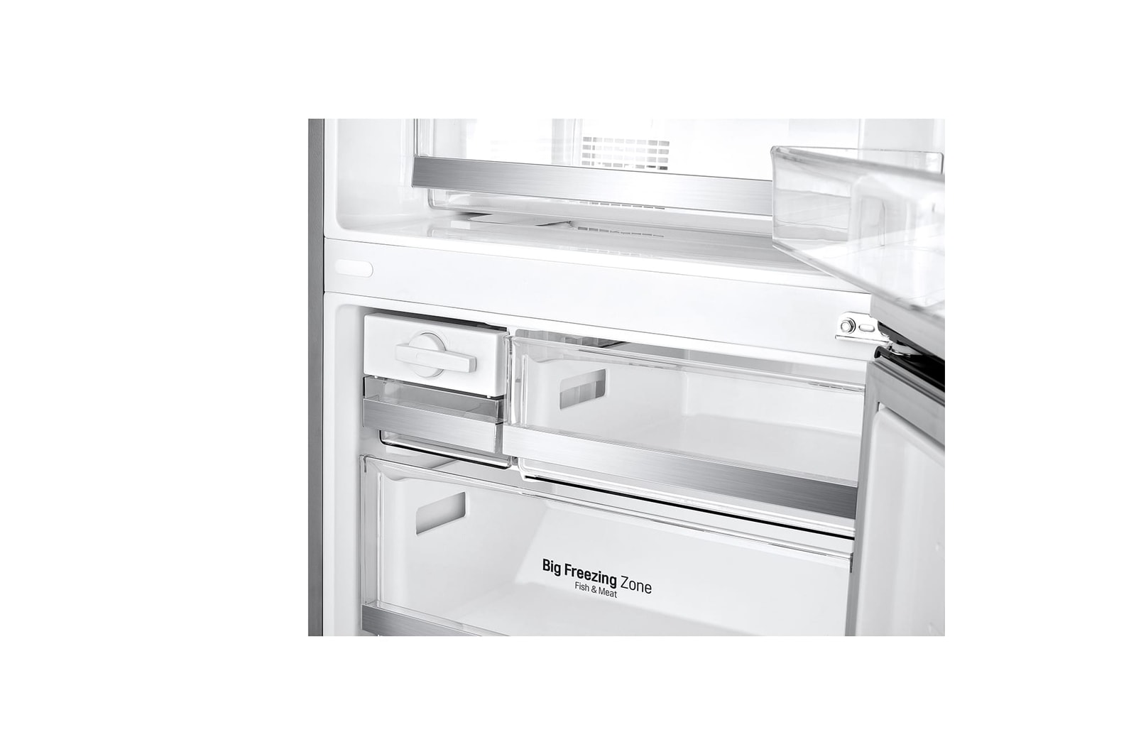 LG 462L Bottom Freezer with Smart Inverter Compressor in Prime Silver, GB-B4624PY