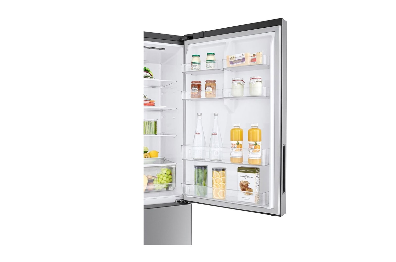 LG 462L Bottom Freezer with Smart Inverter Compressor in Prime Silver, GB-B4624PY