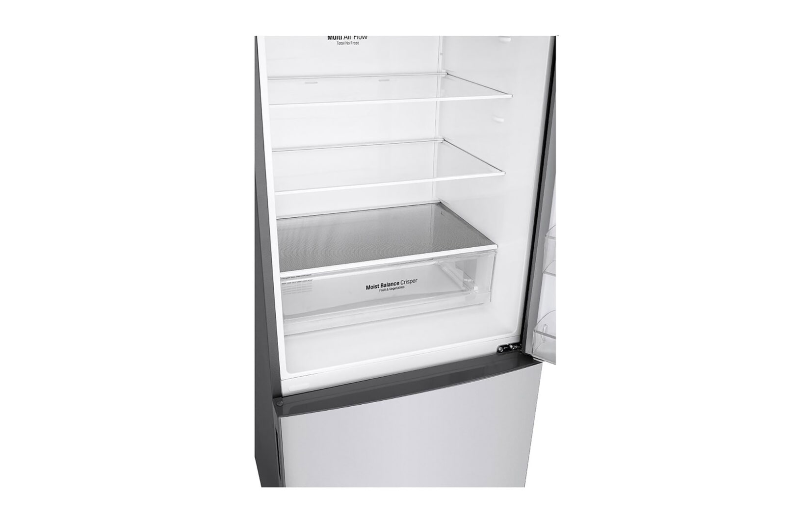 LG 462L Bottom Freezer with Smart Inverter Compressor in Prime Silver, GB-B4624PY