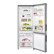 LG 462L Bottom Freezer with Smart Inverter Compressor in Prime Silver, GB-B4624PY