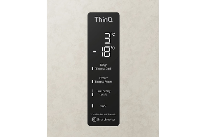 LG 462L Bottom Freezer with Smart Inverter Compressor in Beige, GB-B4624SE